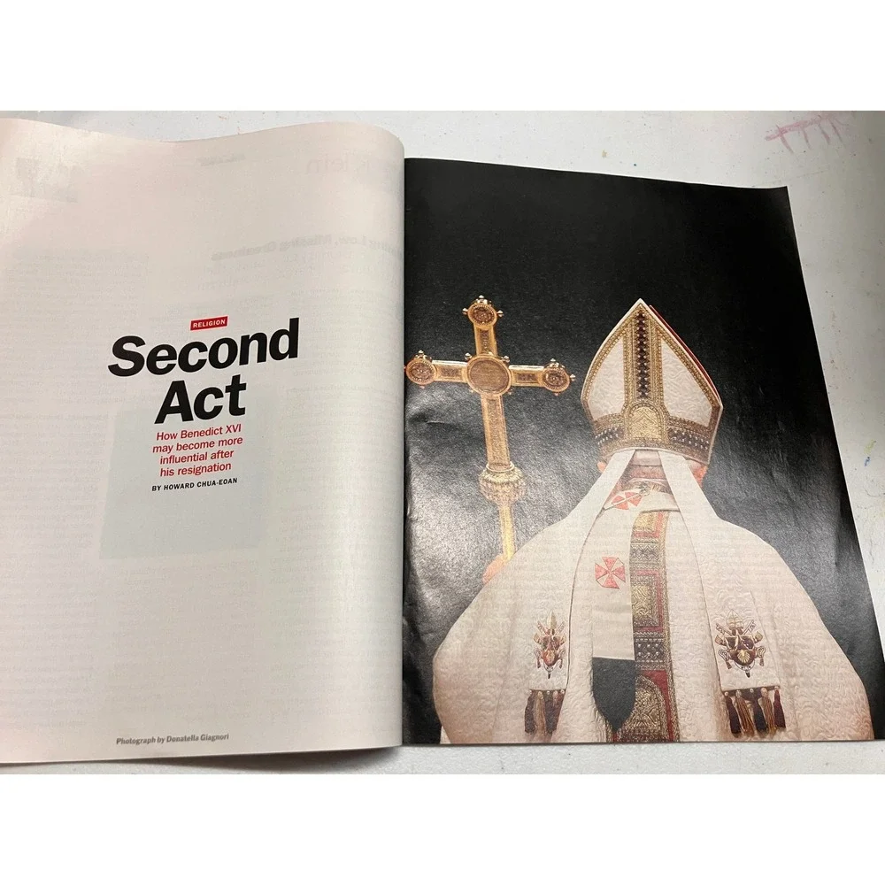 Fortune & TIME Magazines Pope Francis Holy Reformer Benedict‎ XVI 2013 2014 Set